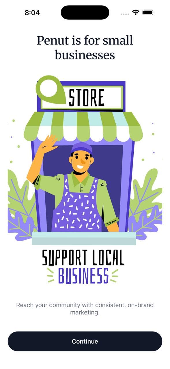 Center phone screen content